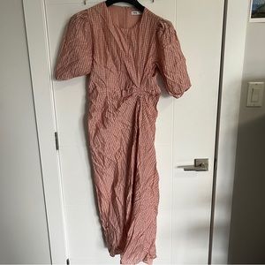 Zara pink effortless maxi dress
